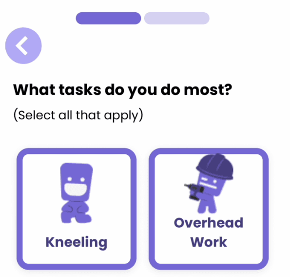 Solace onboarding flow screen